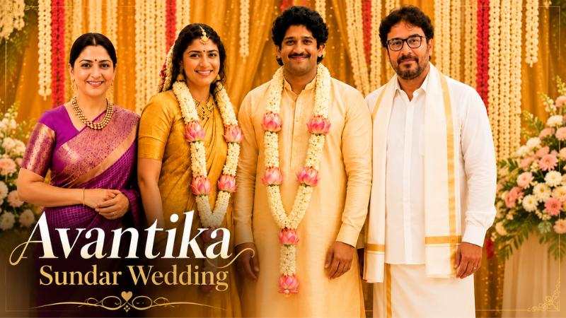 Khushbu Sundar Daughter Avantika Marries Shravan In Goa