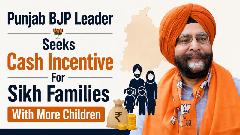 Punjab BJP Leader Seeks Cash Incentive For Sikh Families With More Children