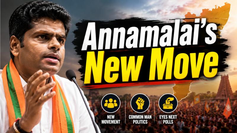 Annamalai’s New Political Move After BJP Exit Puts Tamil Nadu Politics In Focus