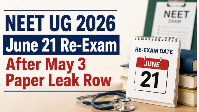 NEET UG 2026 June 21 Re-Exam After May 3 Paper Leak Row