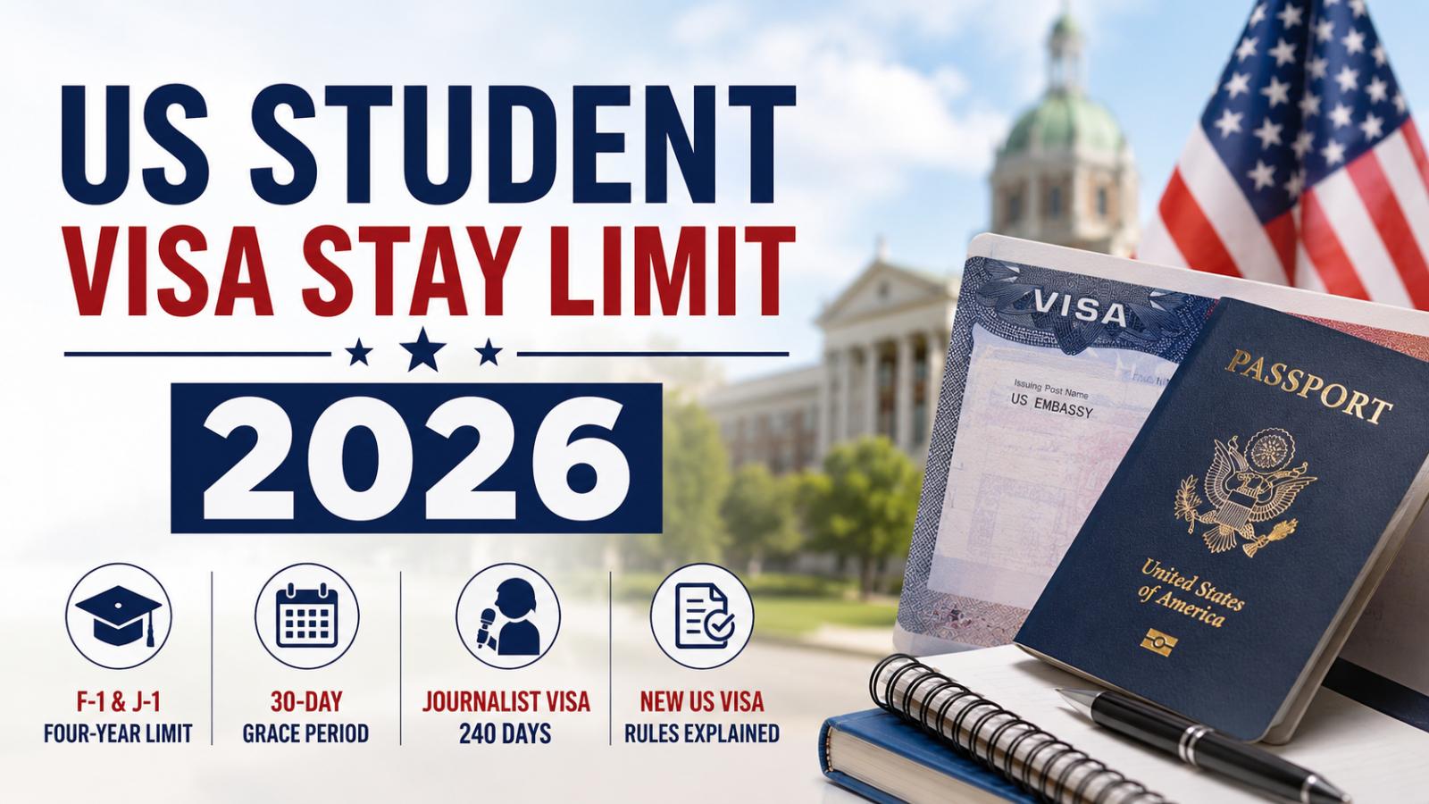 US Student Visa Stay Limit 2026: New F-1 and J-1 Rules