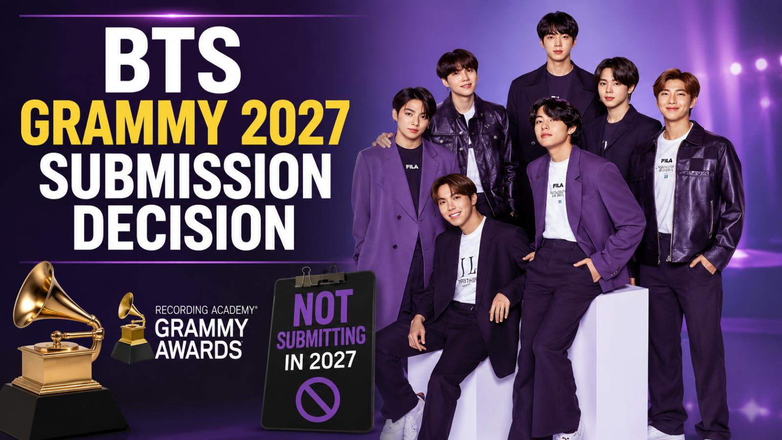 BTS Skips Grammy 2027 Submissions Amid Asian Pop Category Debate
