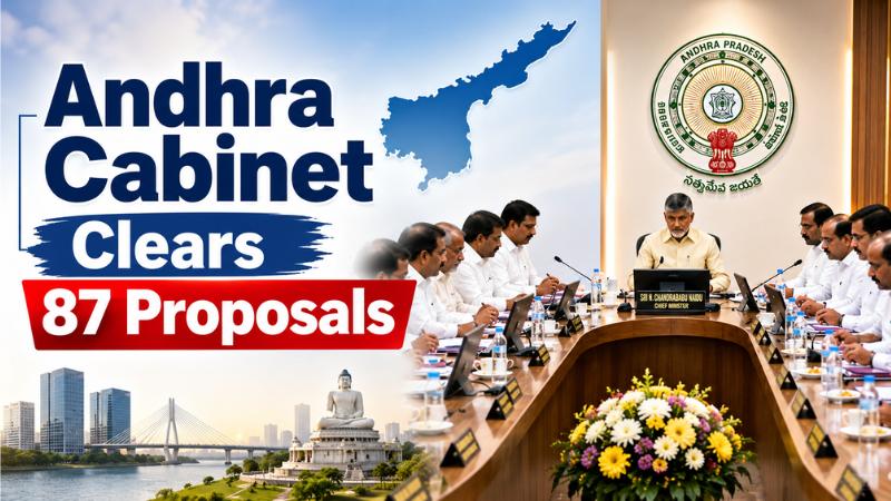 Andhra Cabinet Clears 87 Proposals To Boost Growth