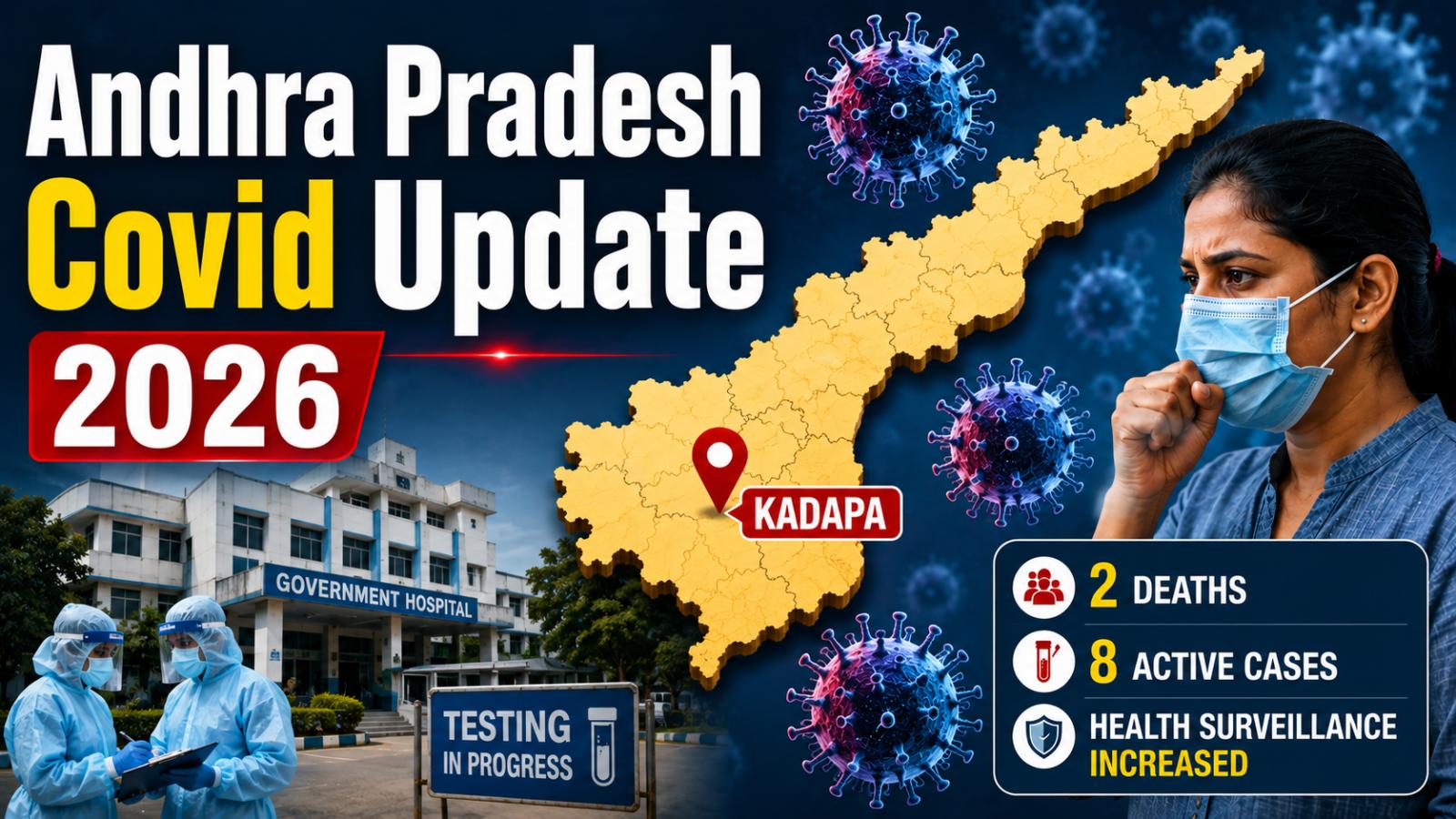 Andhra Pradesh Covid Update 2026: 8 Active Cases in Kadapa