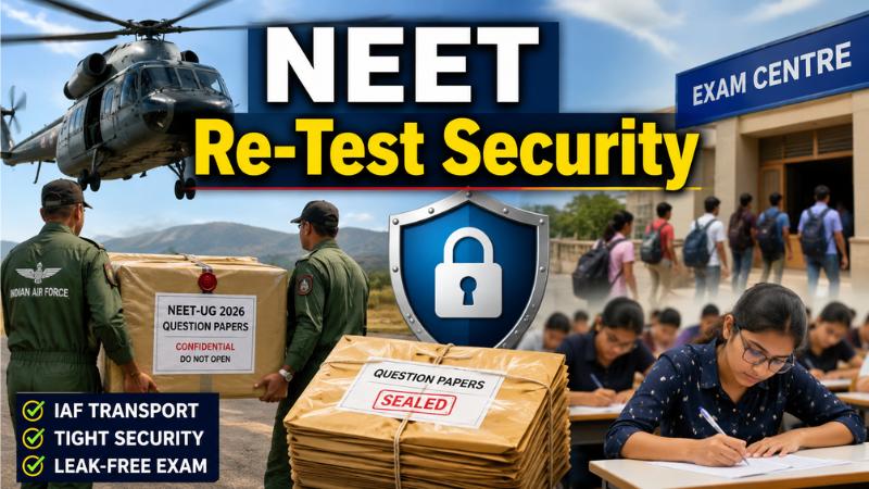 NEET Re-Test Gets IAF Security Cover For Question Papers
