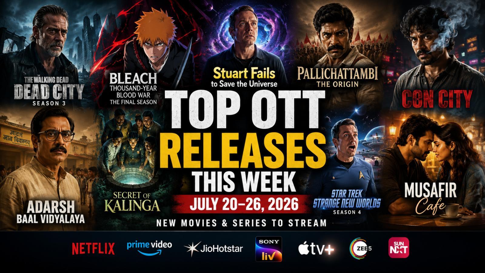 Top OTT Releases This Week July 20–26, 2026: Movies & Series