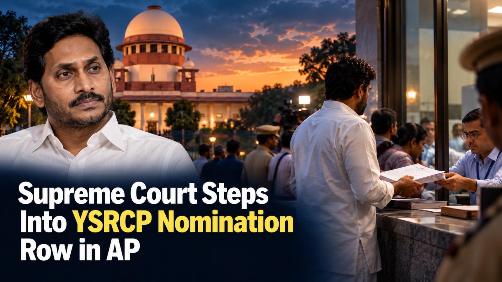 AP Local Polls: Supreme Court Steps Into YSRCP Nomination Row