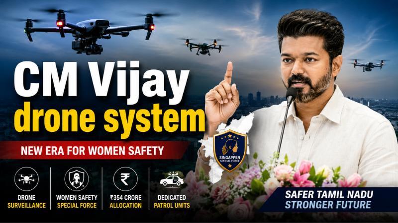 CM Vijay Launches Singappen Force With 70 Units