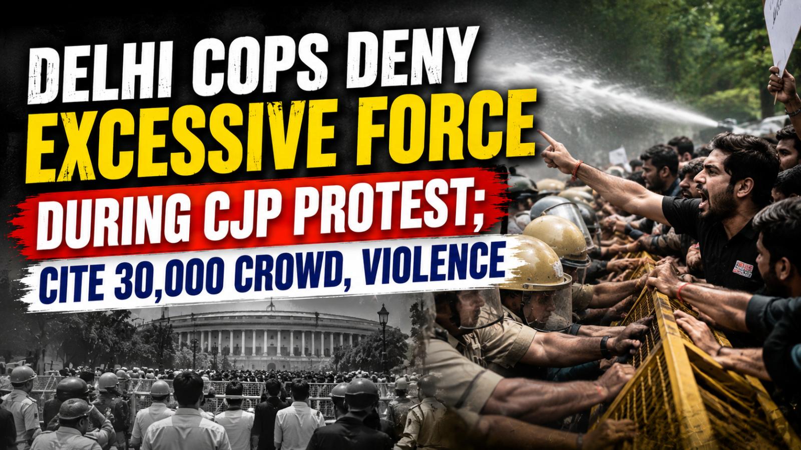 Delhi Police Cite 30,000 Crowd in Defence of CJP Protest Action