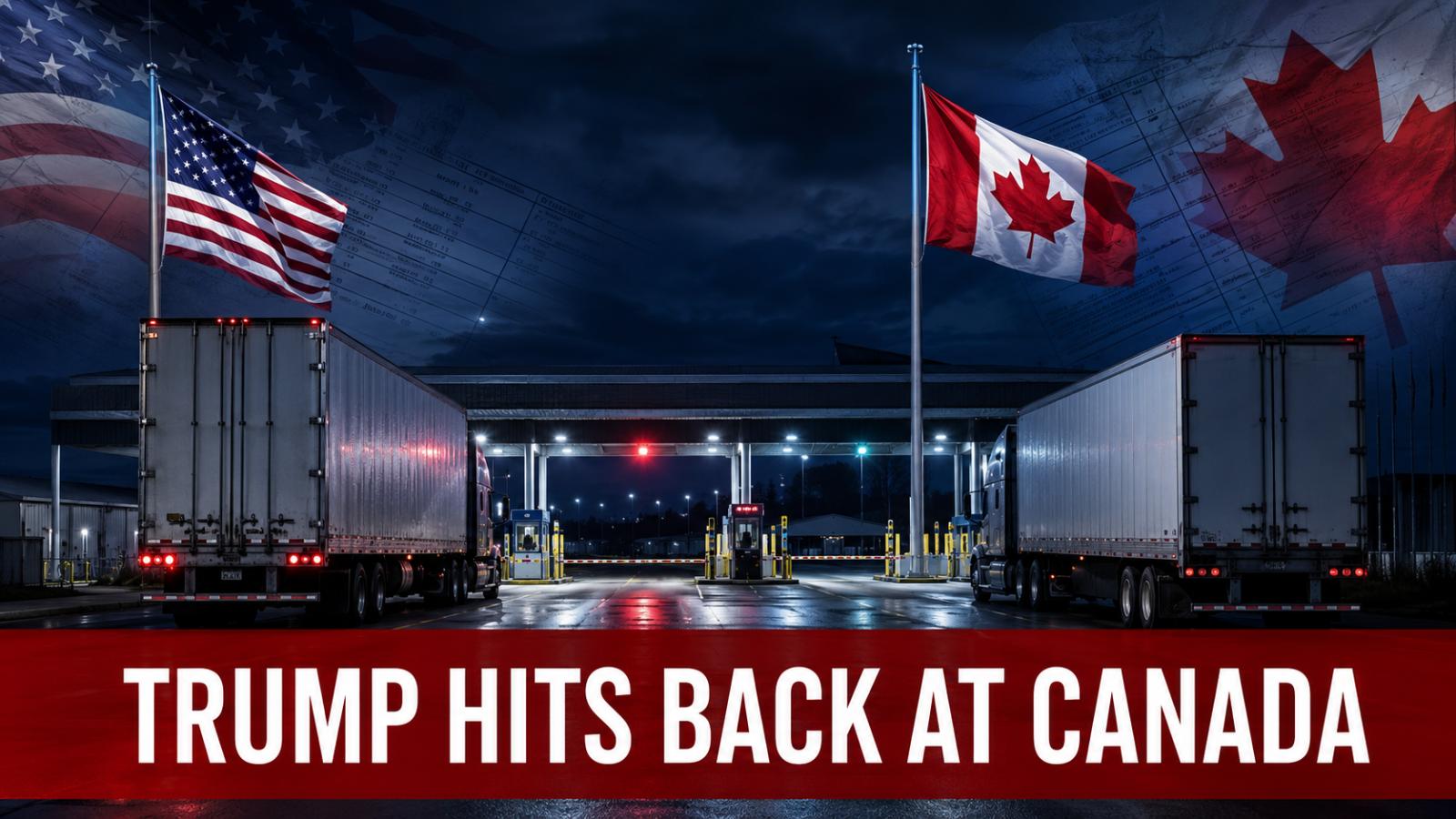 Trump Hits Back at Canada Over Retaliatory Tariffs
