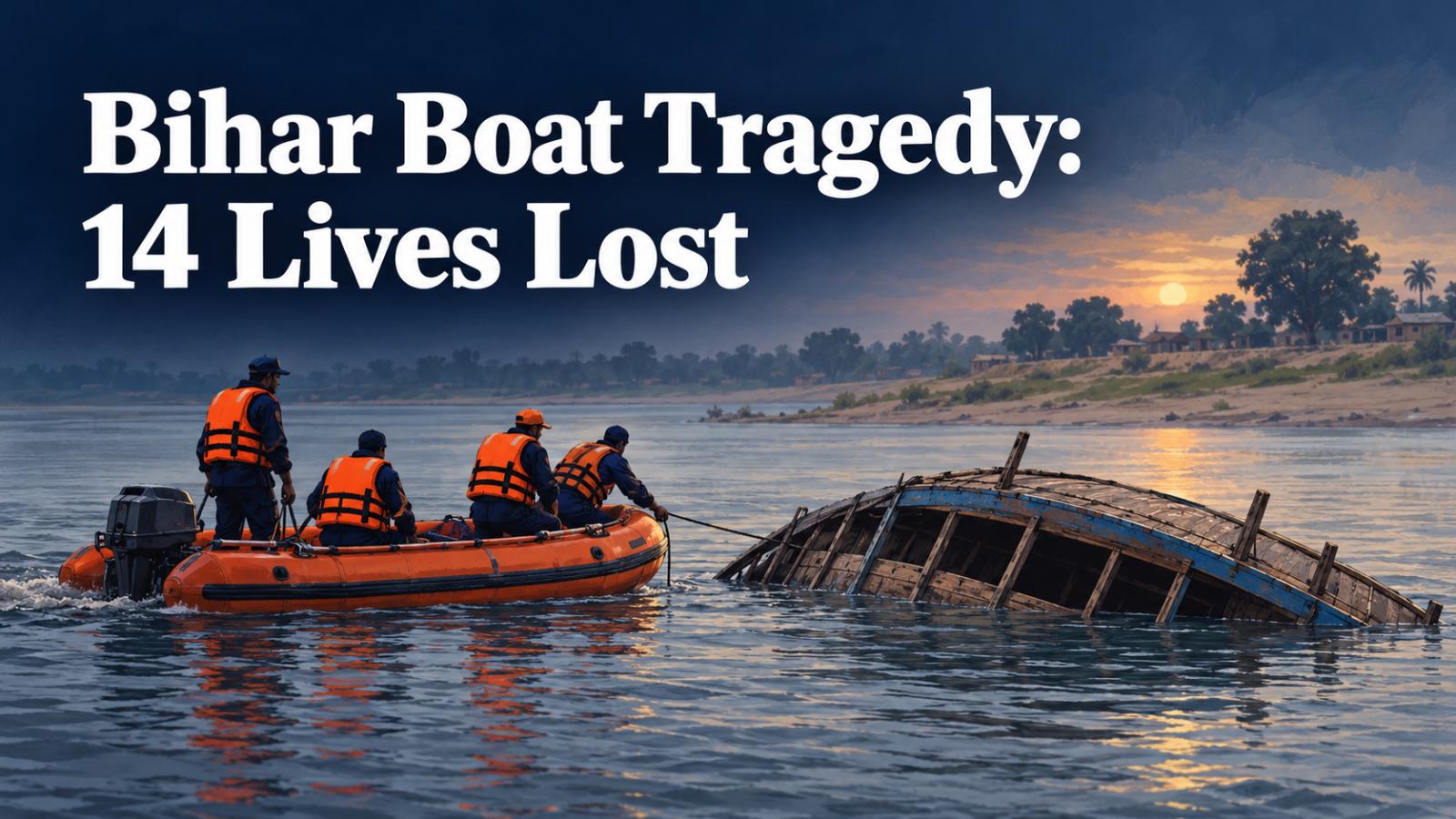 Bihar Boat Capsize: 14 Dead in Vaishali, Rs 4 Lakh Aid Announced
