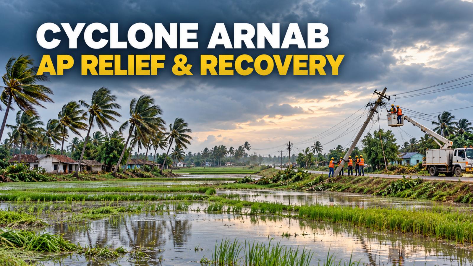 Cyclone Arnab: Naidu Focuses On Relief And Power Restoration