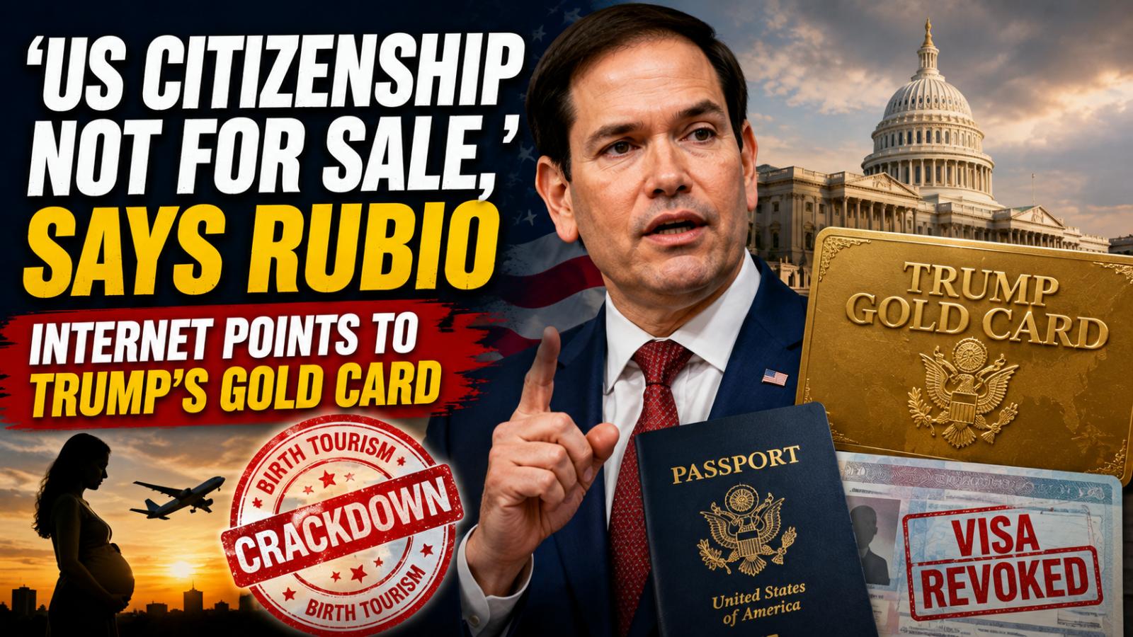 Rubio Says US Citizenship Not for Sale as Gold Card Debate Grows