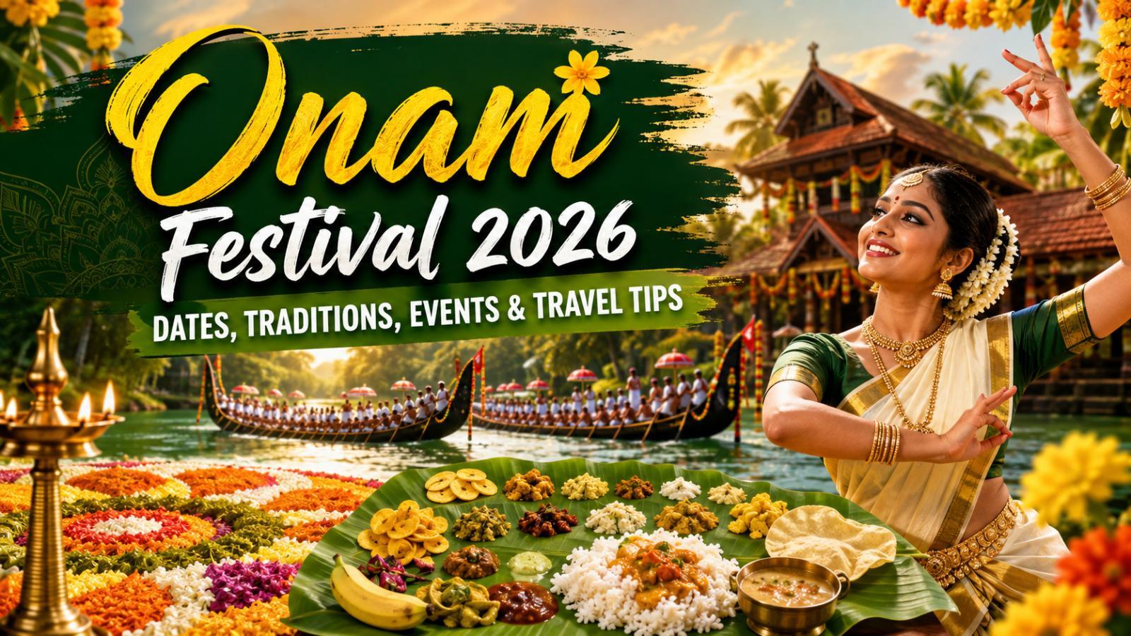 Onam Festival 2026: Dates, Traditions, Events and Travel Tips