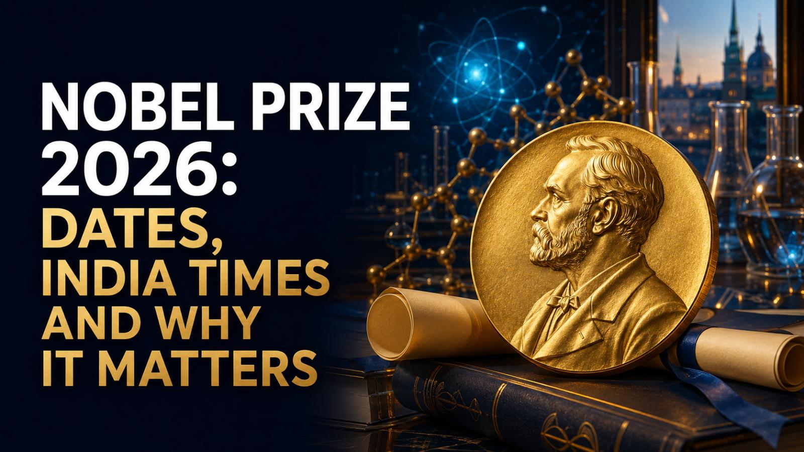 Nobel Prize 2026 Schedule: Dates, India Times and Why It Matters