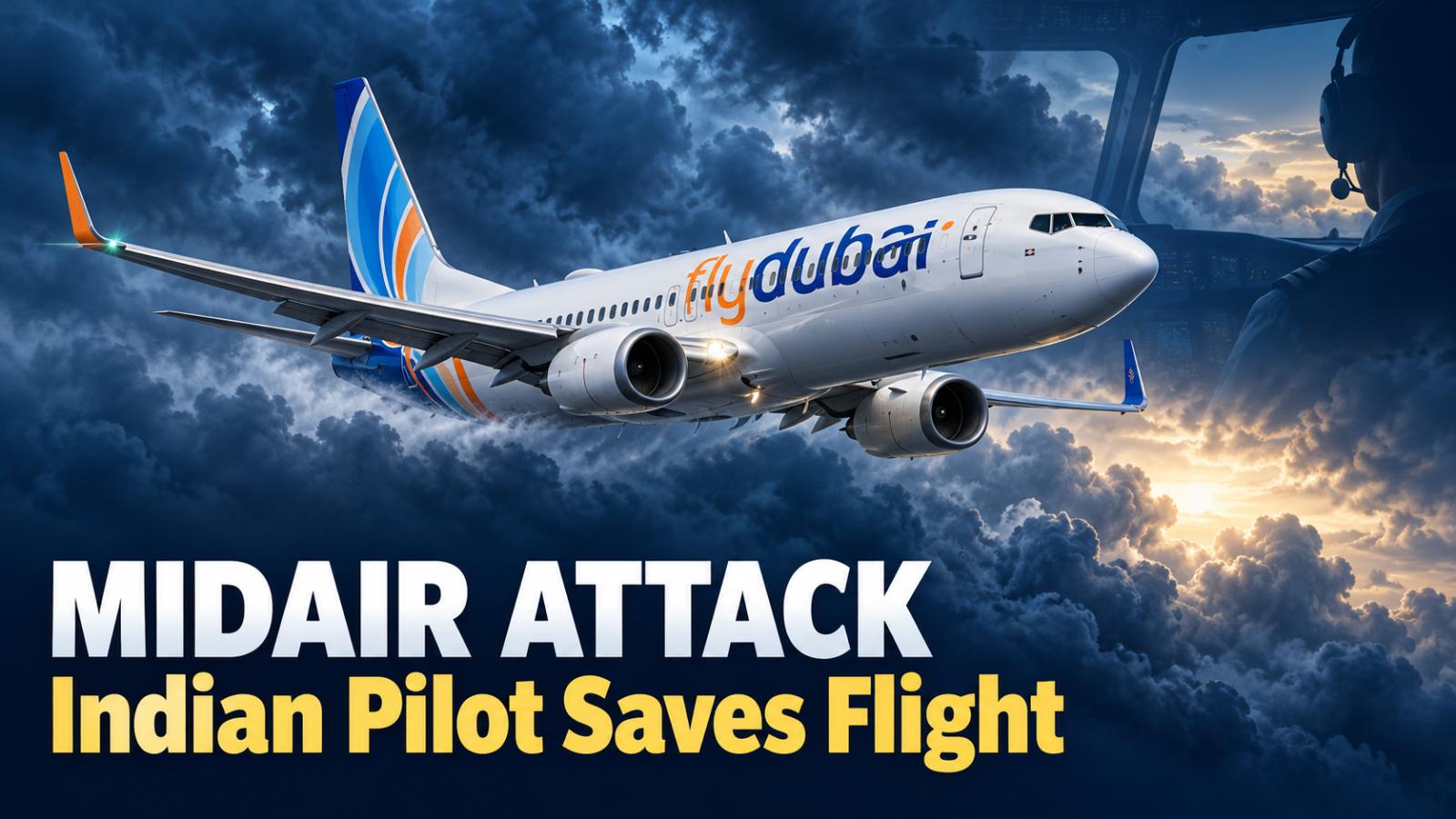 Indian Pilot Stabbed as flydubai Jet Plunges 14,000 Feet