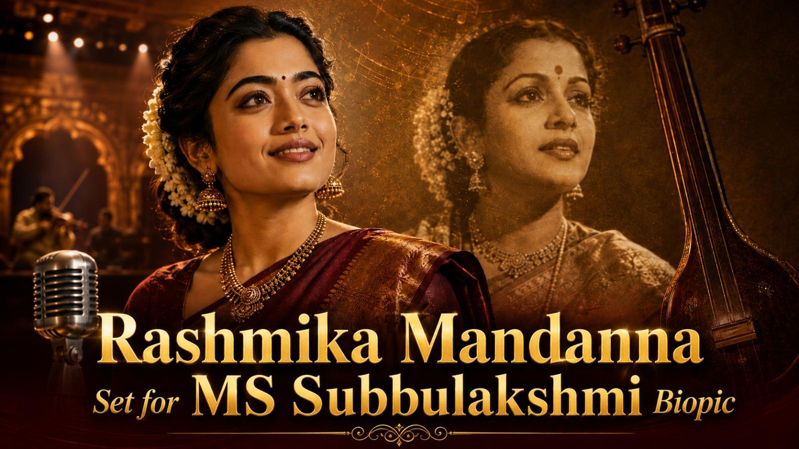 Rashmika Mandanna Reportedly Set for MS Subbulakshmi Biopic