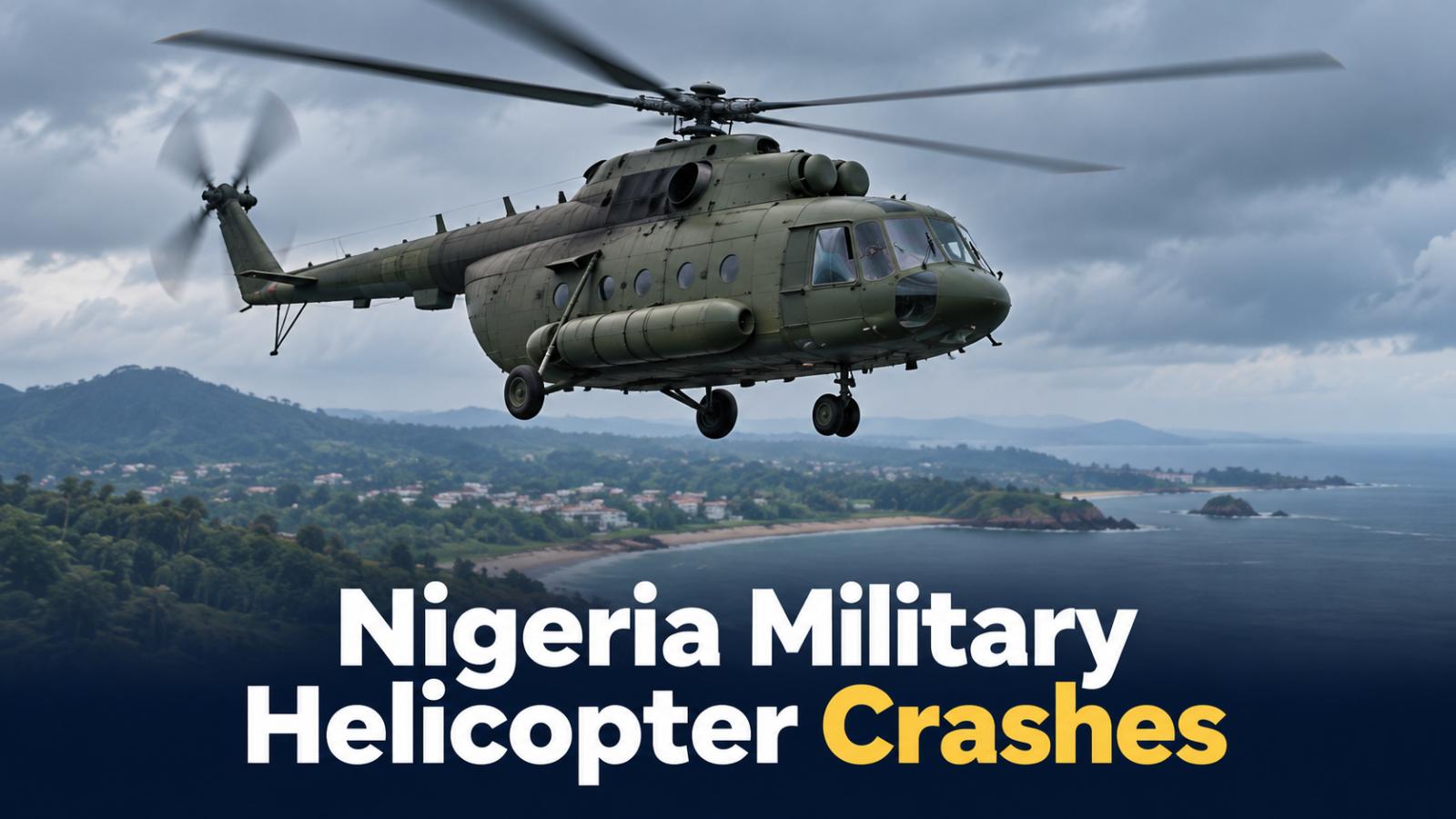 Nigerian military helicopter carrying 32 crashes in Ondo State