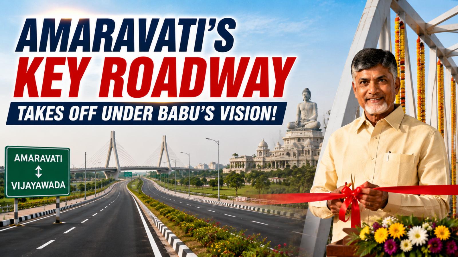 Amaravati Seed Access Road Opens, Boosts Vijayawada Connectivity