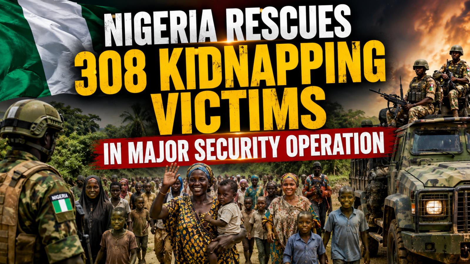 Nigeria Rescues 308 Kidnapping Victims in Major Operation