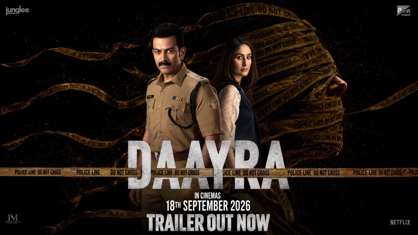 Daayra Trailer: Kareena and Prithviraj Clash Over Justice