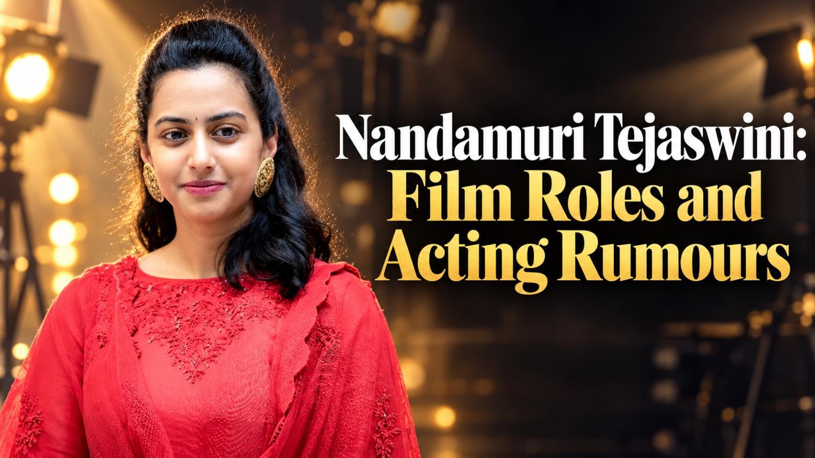 Nandamuri Tejaswini’s Film Career: Roles and Acting Rumours