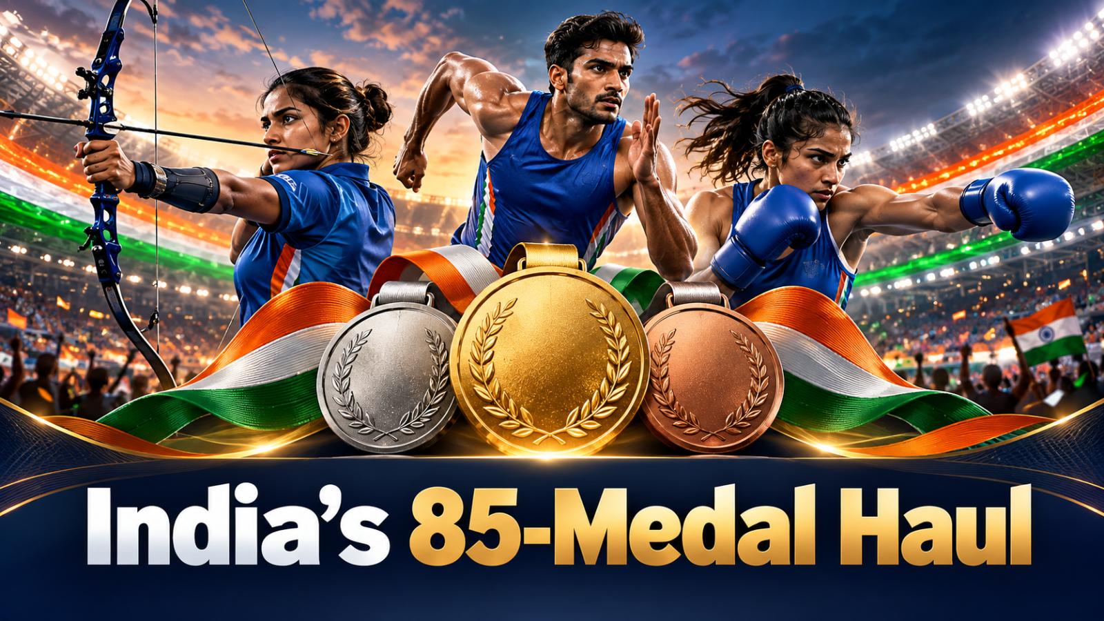 India’s 85 Asian Games 2026 medals: Key wins and challenges