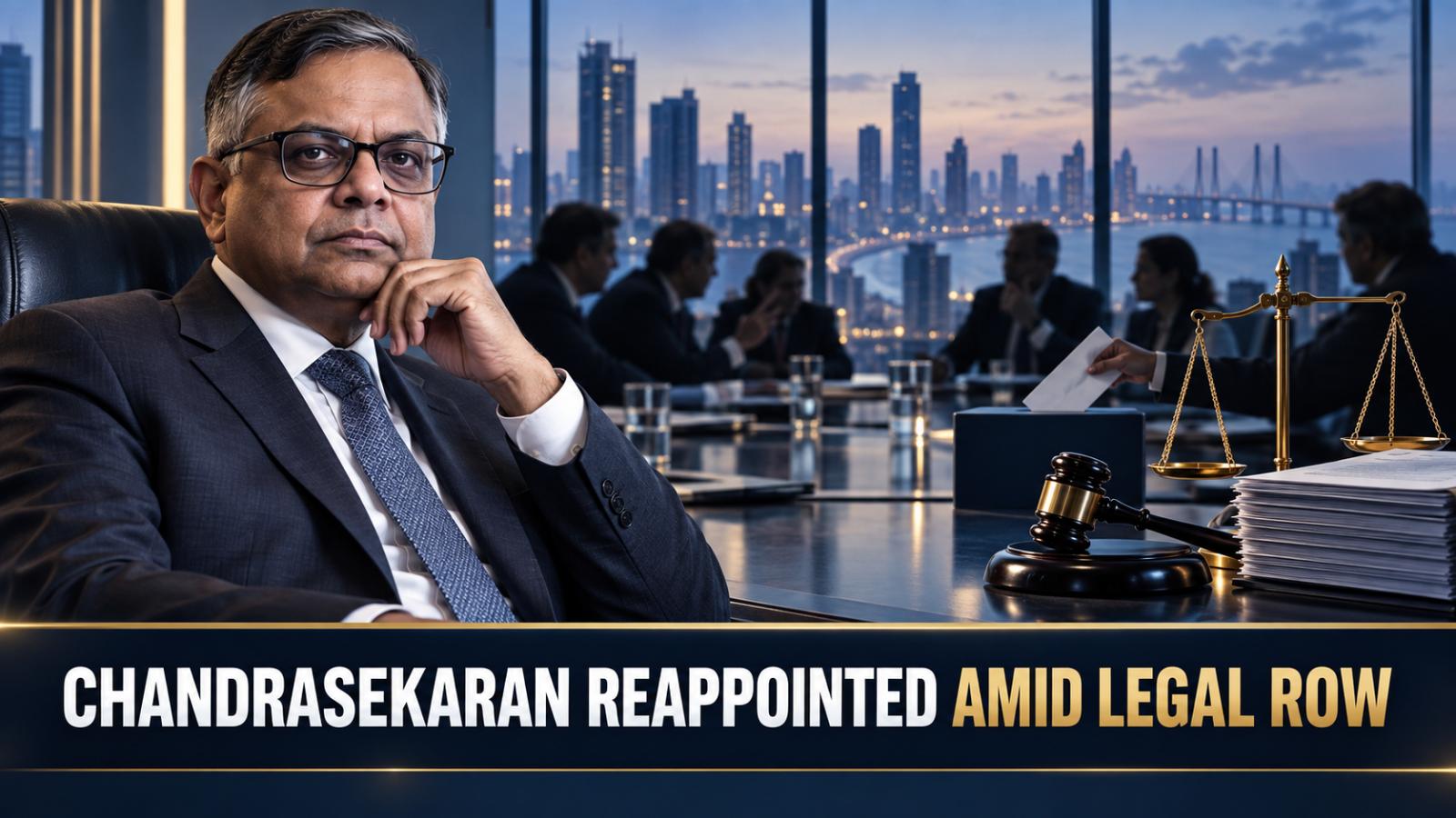 Tata Sons Reappoints Chandrasekaran Amid Legal Row