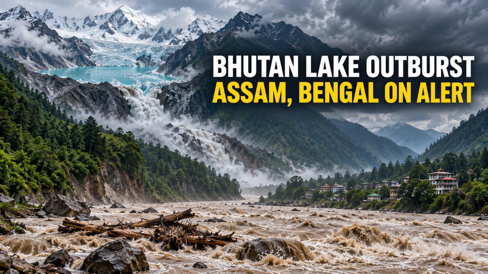 Bhutan Glacial Lake Outburst: Assam, Bengal Alert; Thousands Moved