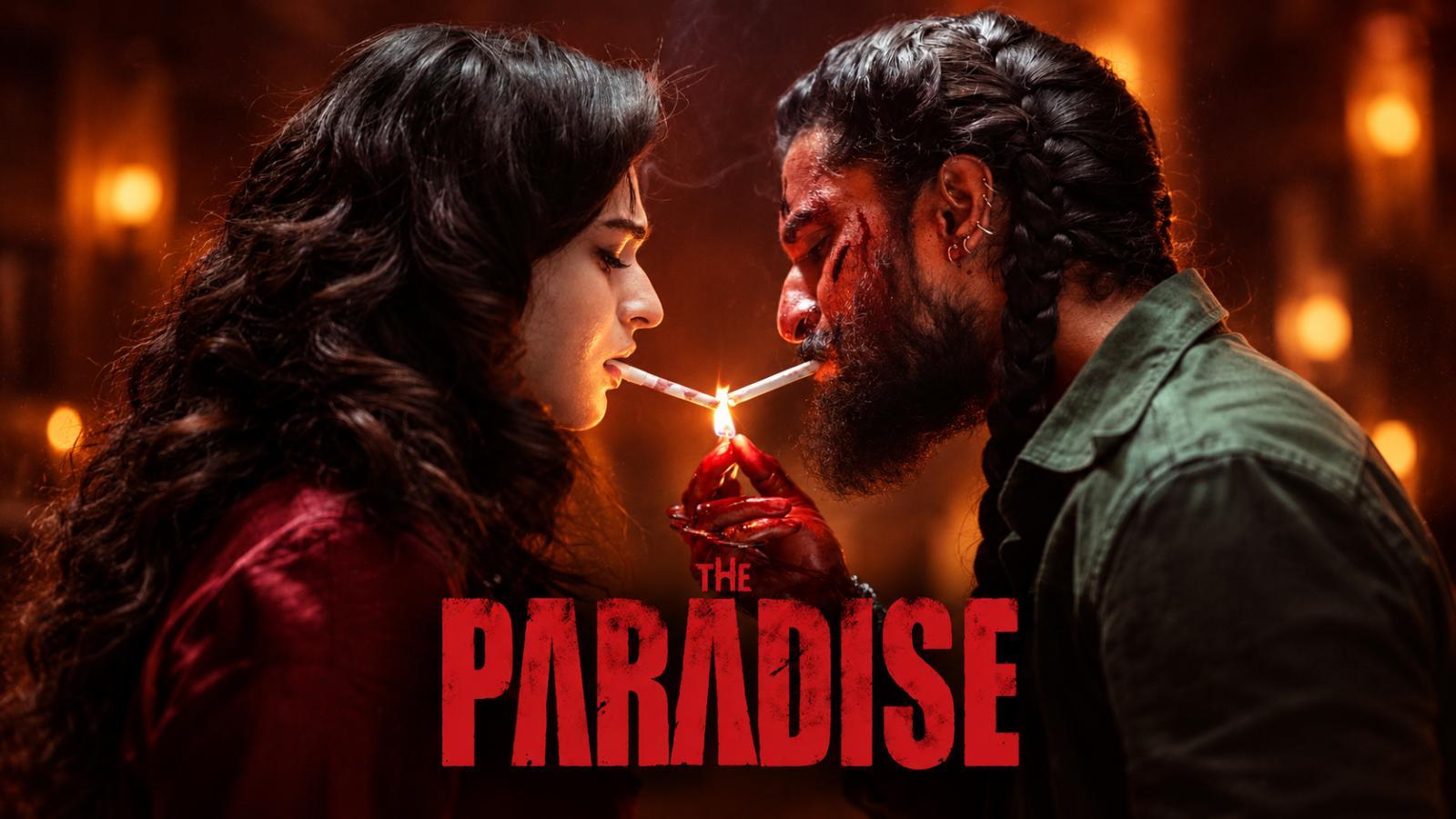 Nani and Kayadu Lohar’s Romance Shines in The Paradise Poster