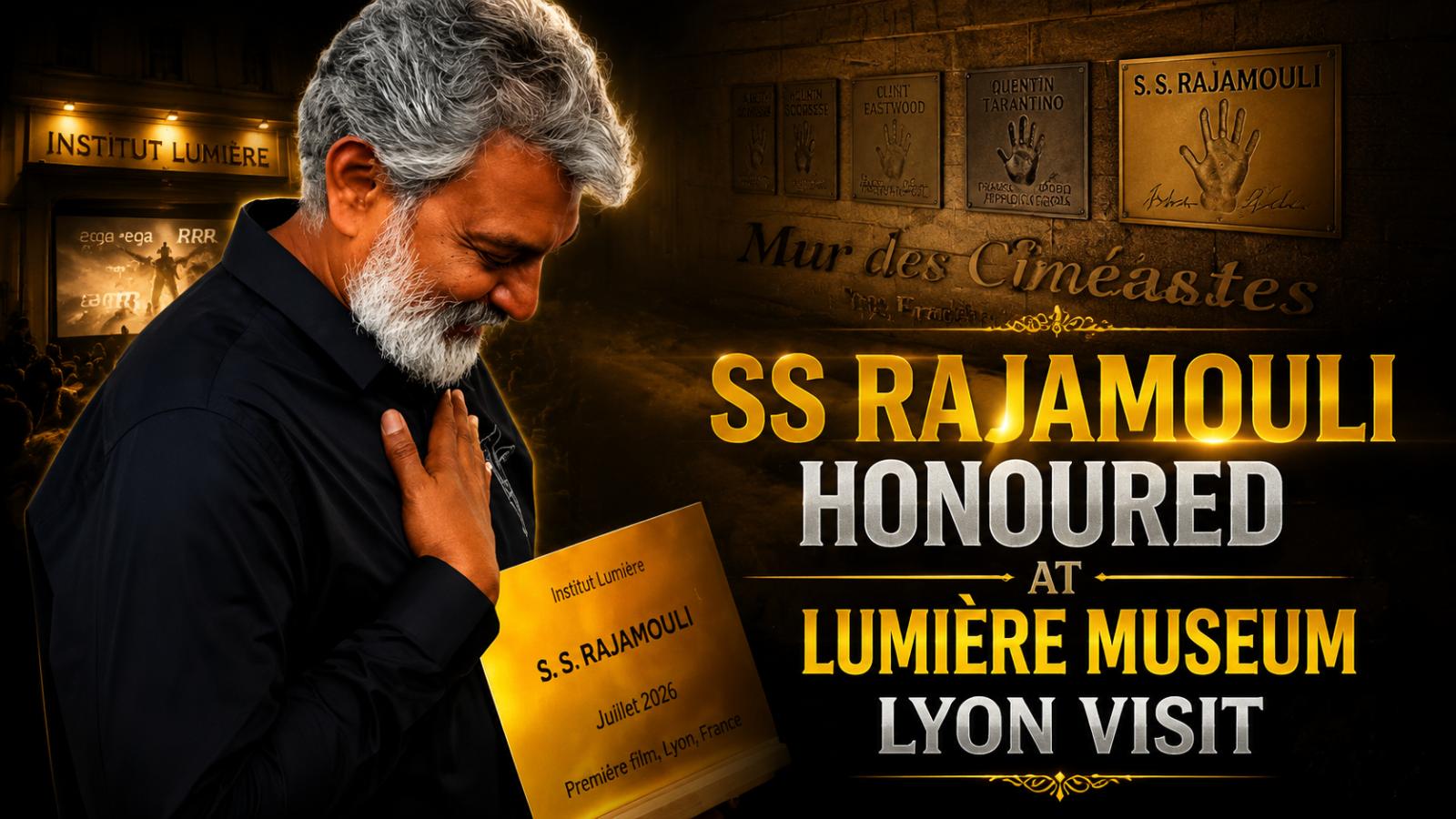 Rajamouli honoured at Lumière Museum in France