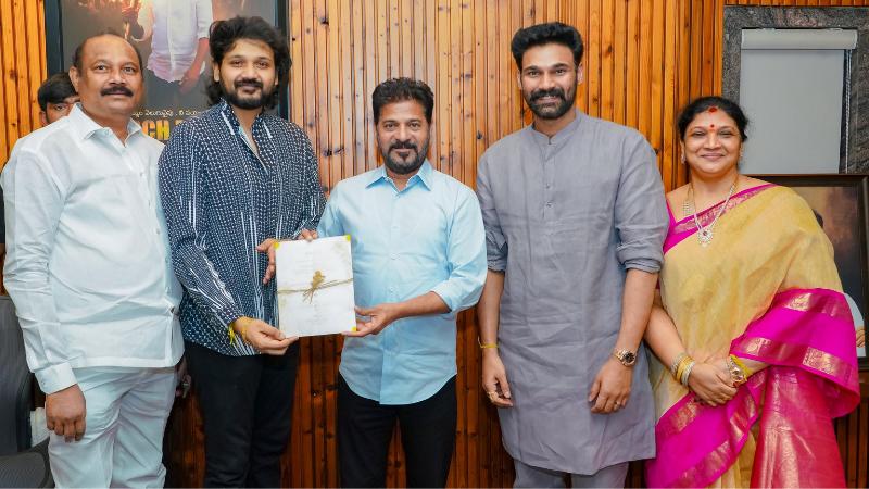 Tollywood Actor Bellamkonda Personally Invites CM for Marriage
