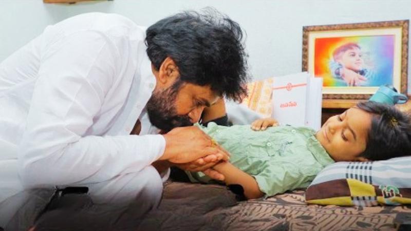 Pawan Kalyan Visits Young Fan Niranjan In Hanumakonda
