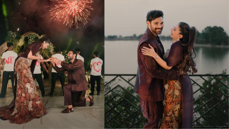 Bellamkonda Sai Srinivas & Kavya Reddy’s Engagement in Hyderabad
