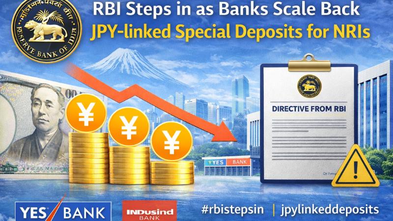 RBI Steps in as Banks Scale Back JPY-linked Special Deposits for NRIs