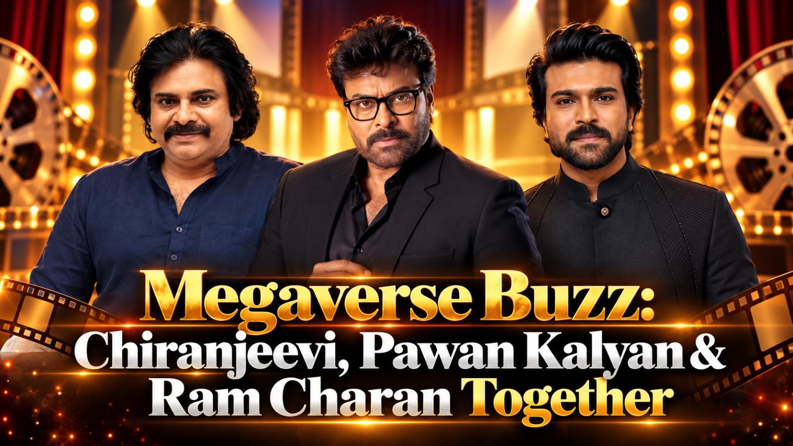 Megaverse: Reported Chiranjeevi, Pawan Kalyan & Ram Charan Reunion