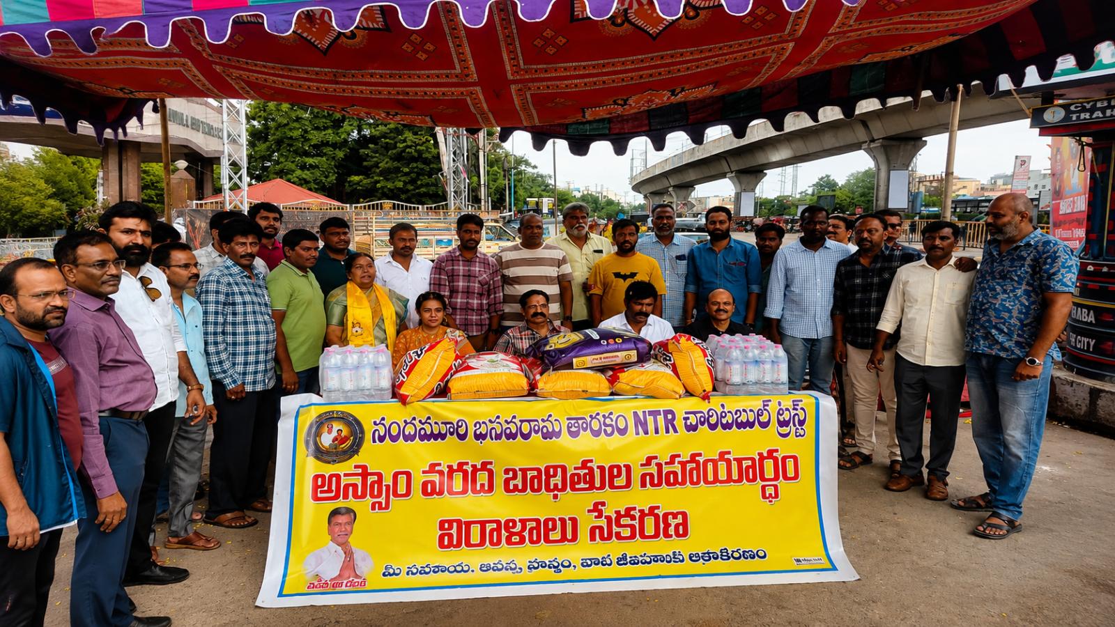 NTR Charitable Trust Launches Relief Drive for Assam Flood Victims