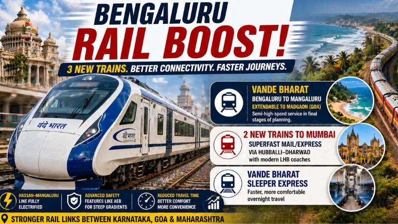 Bengaluru to Get Vande Bharat to Mangaluru, Two Mumbai Trains Soon
