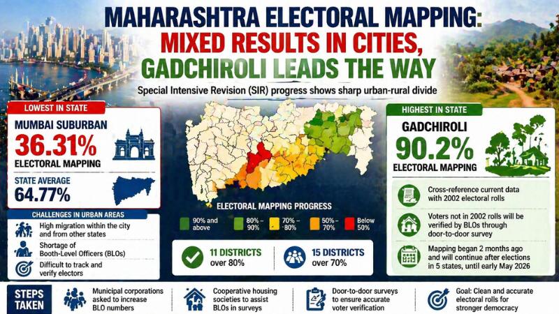 Gadchiroli Shines While Mumbai Struggles A Look at Maharashtra's Electoral Mapping Efforts