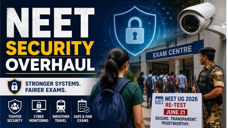 NEET UG Re-Test Security Telegram Curbs, Cyber Watch On