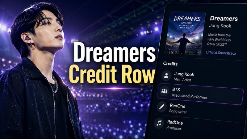 Jungkook Dreamers Credits Row: Fans Question BTS Listing