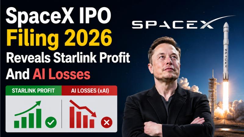SpaceX IPO Filing 2026 Reveals Starlink Profit And AI Losses