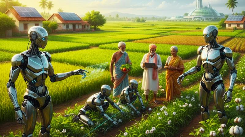 Will Robotics Replace Indian Farmers in Future Smart Agriculture