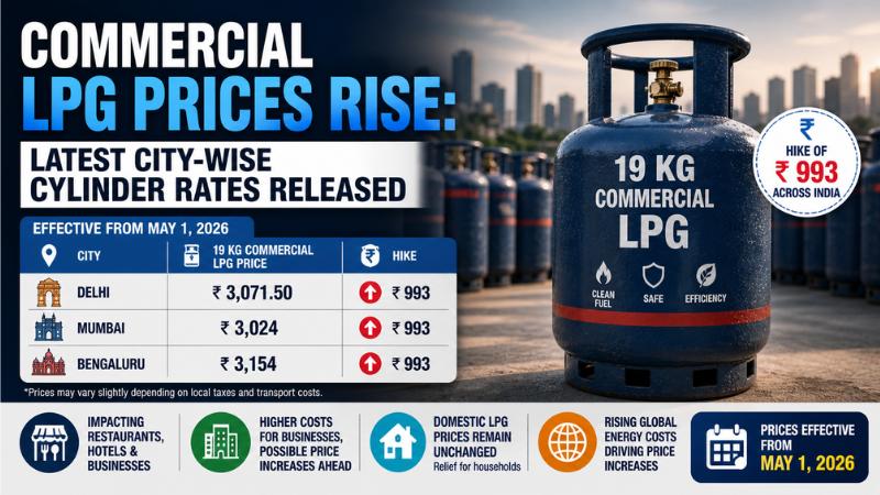 Commercial LPG Prices Rise Latest City-Wise Cylinder Rates Released