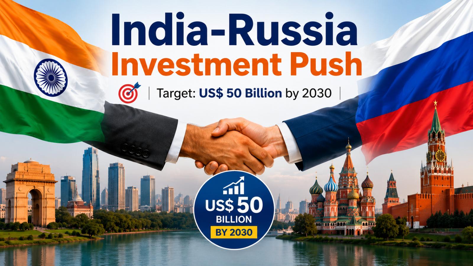 India, Russia Set $50 Billion Investment Goal For 2030