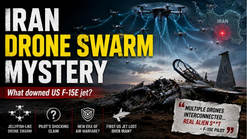 Iran Jellyfish Drone Swarm Claim Raises Questions After US F-15E Crash