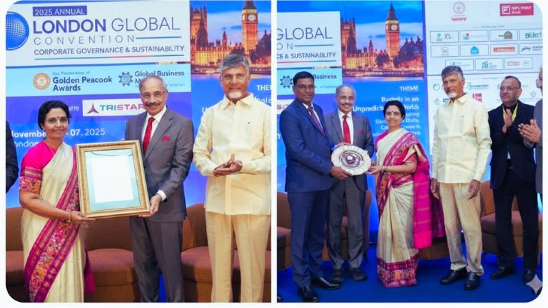 Double Glory in London: Bhuvaneshwari Naidu Receives Two Major Honours