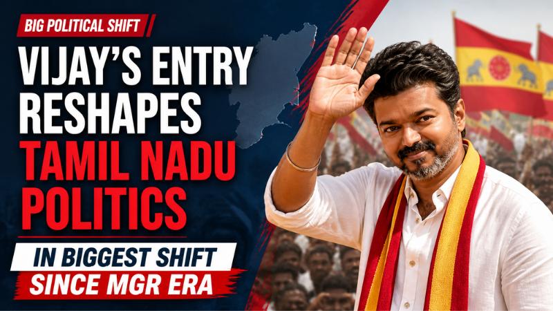 Vijay’s Entry Reshapes Tamil Nadu Politics in Biggest Shift Since MGR Era