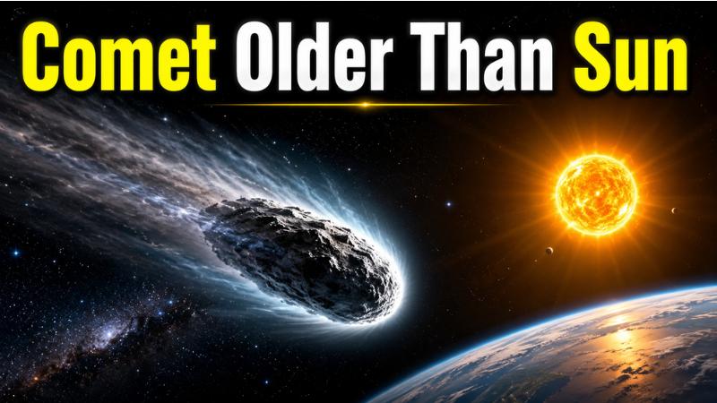 Comet Older Than The Sun Reveals Ancient Space Secrets