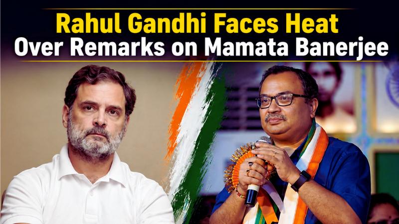 TMC vs Congress  Rahul Gandhi Faces Heat Over Remarks on Mamata Banerjee